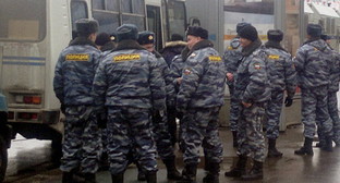 Усиленные меры безопасности в Москве. Декабрь 2011 г. Фото Юлии Буславской для "Кавказского узла"