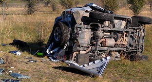 ДТП участке Ставрополь — Сенгилеевское. 12 октября 2013 г. на Фото: УГИБДД ГУМВД по Ставропольскому краю