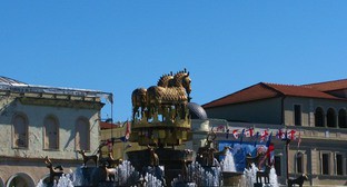 Центр Кутаиси, Грузия. Октябрь 2013 г. Фото Юлии Кашеты для "Кавказского узла"
