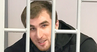 Жалауди Гериев в зале суда. Фото Патимат Махмудовой для "Кавказского узла" Жалауди Гериев в зале суда. Фото Патимат Махмудовой для "Кавказского узла"