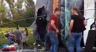 На месте ДТП с автобусом в Ростовской области 
 Фото http://bloknot-rostov.ru/news/strashnoe-dtp-s-desyatkami-postradavshikh-proizosh-876387