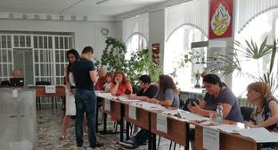 На избирательном участке. Владикавказ, 10 сентября 2017 г. Фото Эммы Марзоевой для "Кавказского узла"