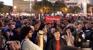 Митинг сторонников Навального. Краснодар, 7 октября 2017 г. Фото из группы "Команда Навального. Краснодар" https://vk.com/teamnavalny_krd
