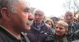 Участники акции протеста в Ереване. Фото Тиграна Петросяна для "Кавказского узла" Участники акции протеста в Ереване. Фото Тиграна Петросяна для "Кавказского узла"