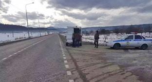 Режим контртеррористической операции в Зеленчукском районе Карачаево-Черкесии. 18 декабря 2017 г. Фото: Пресс-служба Национального антитеррористического комитета http://nac.gov.ru