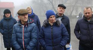 Пикет шахтеров в Гуково. Фото Вячеслава Прудникова для "Кавказского узла"
