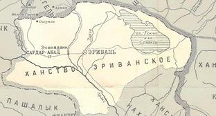 Ханство на карте военных действий в Закавказском крае с 1809 по 1817 год с границами по Гюлистанскому мирному договору. Тифлис, 1902 год. Фото: Общественное достояние https://ru.wikipedia.org/