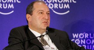 Армен Саргсян. Фото: Copyright World Economic Forum https://ru.wikipedia.org