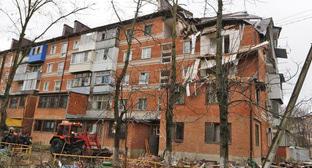 Жилой дом в Краснодаре, где произошел взрыв газа. Фото пресс-службы администрации Краснодара