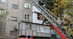 Ликвидация пожара в 12-этажном доме в столице Кабардино-Балкарии Фото http://07.mchs.gov.ru/operationalpage/operational/item/6683619/