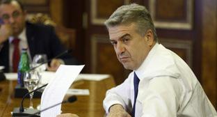 Карен Карапетян. Фото: Пресс-служба правительства Армении 