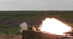 Военные учения на полигоне Аданак. Дагестан. Фото: Пресс-служба Министерства обороны РФ http://syria.mil.ru