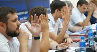 Заседание избирательной комиссии Краснодарского края 6 сентября 2018 года. Фото: пресс-служба избиркома Краснодарского края http://ikkk.ru/