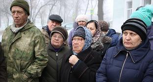 Митинг шахтеров в Гуково. 6 ноября 2018 г. Фото Вячеслава Прудникова для "Кавказского узла" Митинг шахтеров в Гуково. 6 ноября 2018 г. Фото Вячеслава Прудникова для "Кавказского узла"