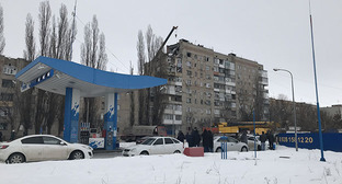 Взрыв в многоэтажном доме в Шахтах. 14 января 2019 г. Фото Вячеслава Прудникова для "Кавказского узла" Взрыв в многоэтажном доме в Шахтах. 14 января 2019 г. Фото Вячеслава Прудникова для "Кавказского узла"