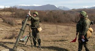 Учения российских военных в Абхазии. Фото пресс-службы ЮВО Учения российских военных в Абхазии. Фото пресс-службы ЮВО