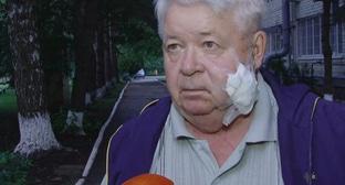 Главный редактор газеты "Родина" Николай Бондаренко. Скриншот видео ГАУ СК "Ставропольское телевидение" http://stv24.tv/novosti/ranenogo-glavredastavropolskoj-gazety-vypisyvayut-iz-bolnicy/