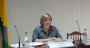 Альбина Порошина. Фото: администрация Администрации города Зверево  http://old-zverevo.donland.ru/Blog/ViewPost.aspx?pageid=299&ItemID=207434&mid=776 