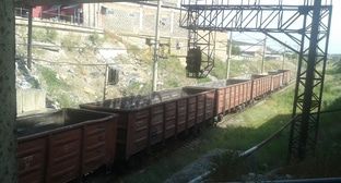 Железная дорога в Армении. Фото Армине Мартиросян для "Кавказского узла"