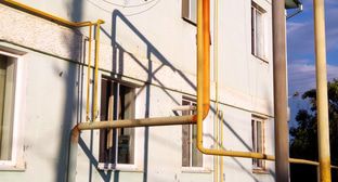 Труба распределения газа многоквартирного дома. Фото Нины Тумановой для "Кавказского узла"