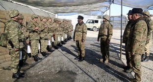 Азербайджанские военные на передовой в зоне карабахского конфликта. Фото Минобороны Азербайджана. https://mod.gov.az