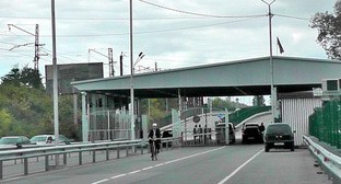 Автомобильный пункт пропуска абхазской таможни. Фото Анны Грицевич для "Кавказского узла"