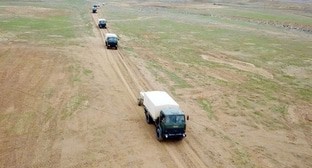 Военная техника Азербайджана. Фото пресс-службы МО Азербайджана https://mod.gov.az/az/news/elahidde-umumqosun-orduda-herbi-qulluqcular-arasinda-yaris-kecirilib-video-30631.html