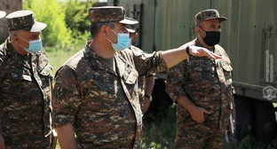 Военнослужащие Армии обороны Карабаха. Фото пресс-службы МО Армении http://mil.am/hy/news/7921
