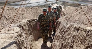Военные азербайджаснкой армии. Фото пресс-службы МО Азербайджана https://mod.gov.az/az/news/mudafie-naziri-on-xett-bolmelerinde-olub-video-31397.html Военные азербайджаснкой армии. Фото пресс-службы МО Азербайджана https://mod.gov.az/az/news/mudafie-naziri-on-xett-bolmelerinde-olub-video-31397.html