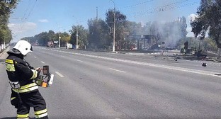 Последствия взрыва на АЗС в Волгограде. Фото пресс-службы МЧС https://34.mchs.gov.ru/deyatelnost/press-centr/operativnaya-informaciya/4229644