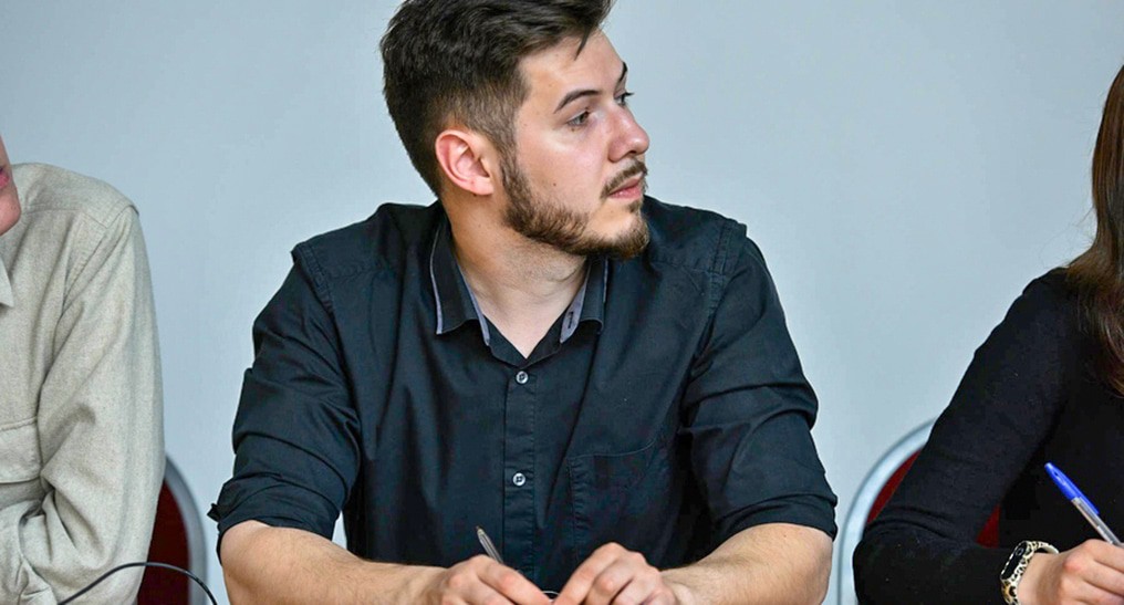 Новостник Денис Стрелков. Фото: Кирилл Шейн.