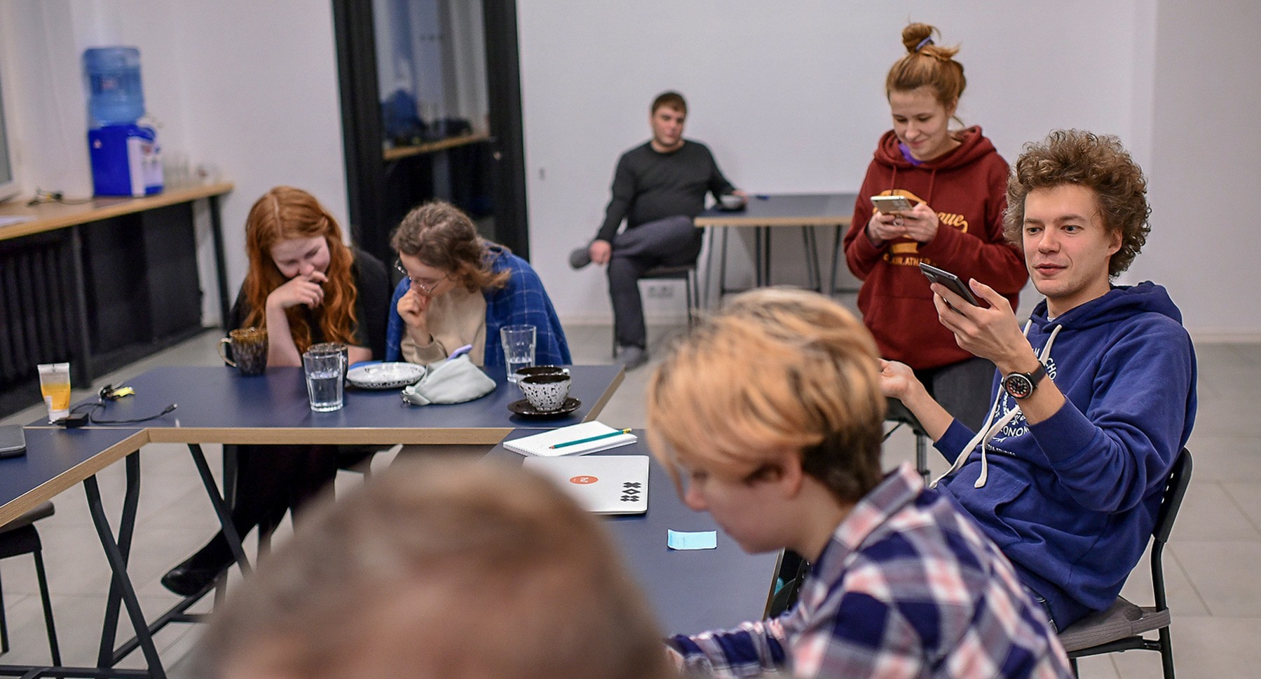 Рабочая встреча редакции 7х7 в Револьт-центре (Сыктывкар, 2020). Фото: Кирилл Шейн.