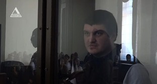 Ахра Авидзба в зале суда. Скриншот видео 
"Телекомпания Абаза-ТВ" https://www.youtube.com/watch?v=lRBc83jJXS0
