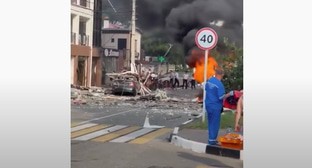 Последствия  взрыва в гостинице Геленджика. Кадр видео 
Юра Озаровский
 https://www.youtube.com/watch?v=_F7iyNxZi1o 