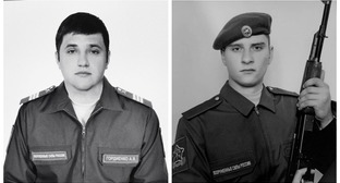Александр Гордиенко и Георгий Зеленский. Скриншот фотографий из Telegram-канала администрации Моздокского района, https://t.me/MozdokRaionAMS/161 и https://t.me/MozdokRaionAMS/159.