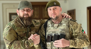 Рамзан Кадыров и Апти Алаудинов, фото: тг-каналл Рамзана Кадырова, https://t.me/RKadyrov_95/3343