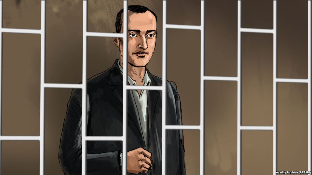 Фуад Ахмедли. Иллюстрация Meydan TV. Фуад Ахмедли. Иллюстрация Meydan TV.