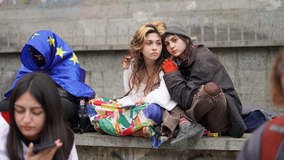 Невеселые усталые лица. Фото: Давид Пипиа/JAMnews Невеселые усталые лица. Фото: Давид Пипиа/JAMnews