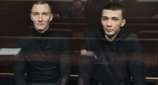 Борис Гончаренко (слева) и Богдан Абдурахманов. Скриншот фото "Зона солидарности" от 26.06.24, https://t.me/solidarity_zone/2707

