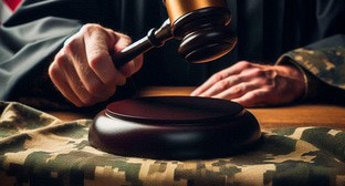 Суд и военная форма. Иллюстрация создана с помощью программы Copilot