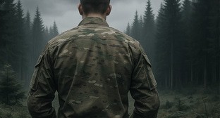 Военный на СВО. Иллюстрация создана «Кавказским узлом» с помощью ИИ в программе Copilot