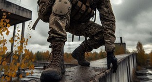 Военный на СВО. Иллюстрация создана «Кавказским узлом» с помощью ИИ в программе Copilot
