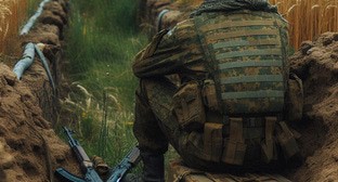 Военнослужащий. Иллюстрация создана "Кавказским узлом" с помощью ИИ в программе Copilot