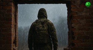 Военный на СВО. Иллюстрация создана «Кавказским узлом» с помощью ИИ в программе Copilot