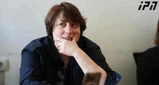 Элене Хоштария. Фото: "Интерпрессньюс" https://www.interpressnews.ge/ru/article/169316-na-elene-khoshtariia-nalozhen-shtraf-v-razmere-5000-lari