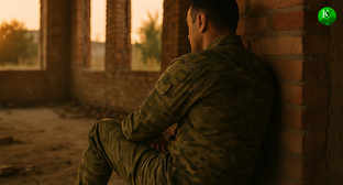 Военный на СВО. Иллюстрация создана "Кавказским узлом" с помощью ИИ в программе Copilot