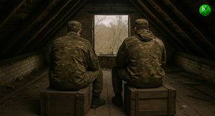 Военные на СВО. Иллюстрация создана «Кавказским узлом» с помощью ИИ в программе Copilot