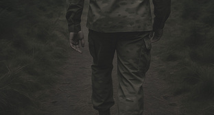 Военный на СВО. Иллюстрация создана «Кавказским узлом» с помощью ИИ в программе Copilot