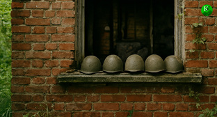 Каски военных. Иллюстрация создана «Кавказским узлом» с помощью ИИ в программе Copilot
Каски военных. Иллюстрация создана «Кавказским узлом» с помощью ИИ в программе Copilot