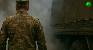 Военный на СВО. Иллюстрация создана "Кавказским узлом" с помощью ИИ в программе Copilot Военный на СВО. Иллюстрация создана "Кавказским узлом" с помощью ИИ в программе Copilot